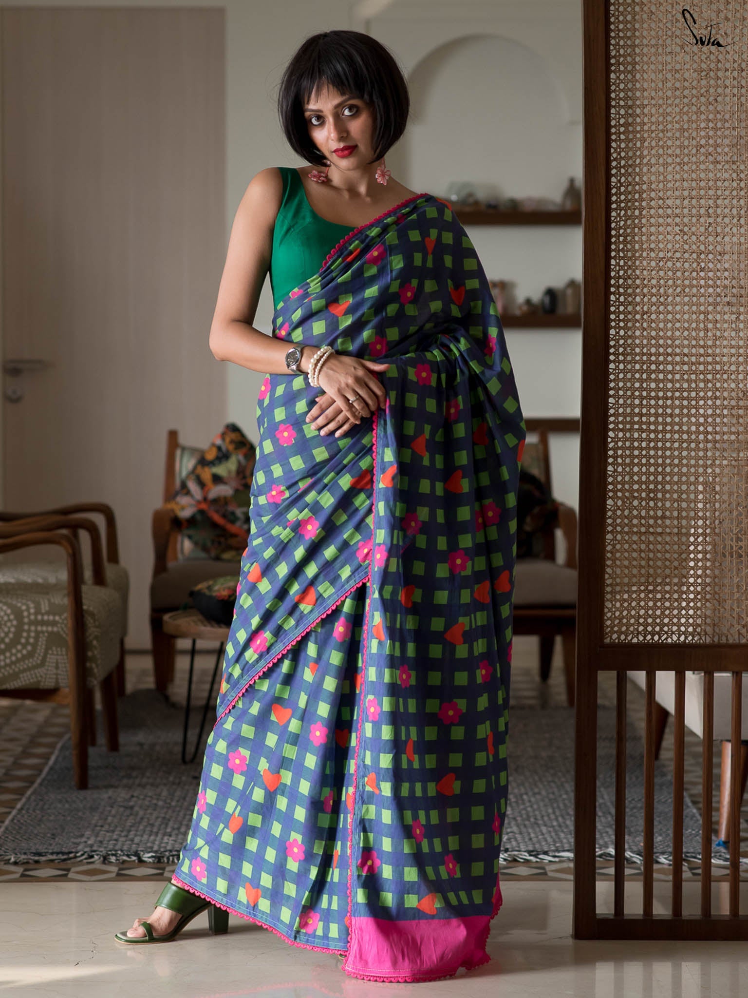 Forest for the Flowers Sarees