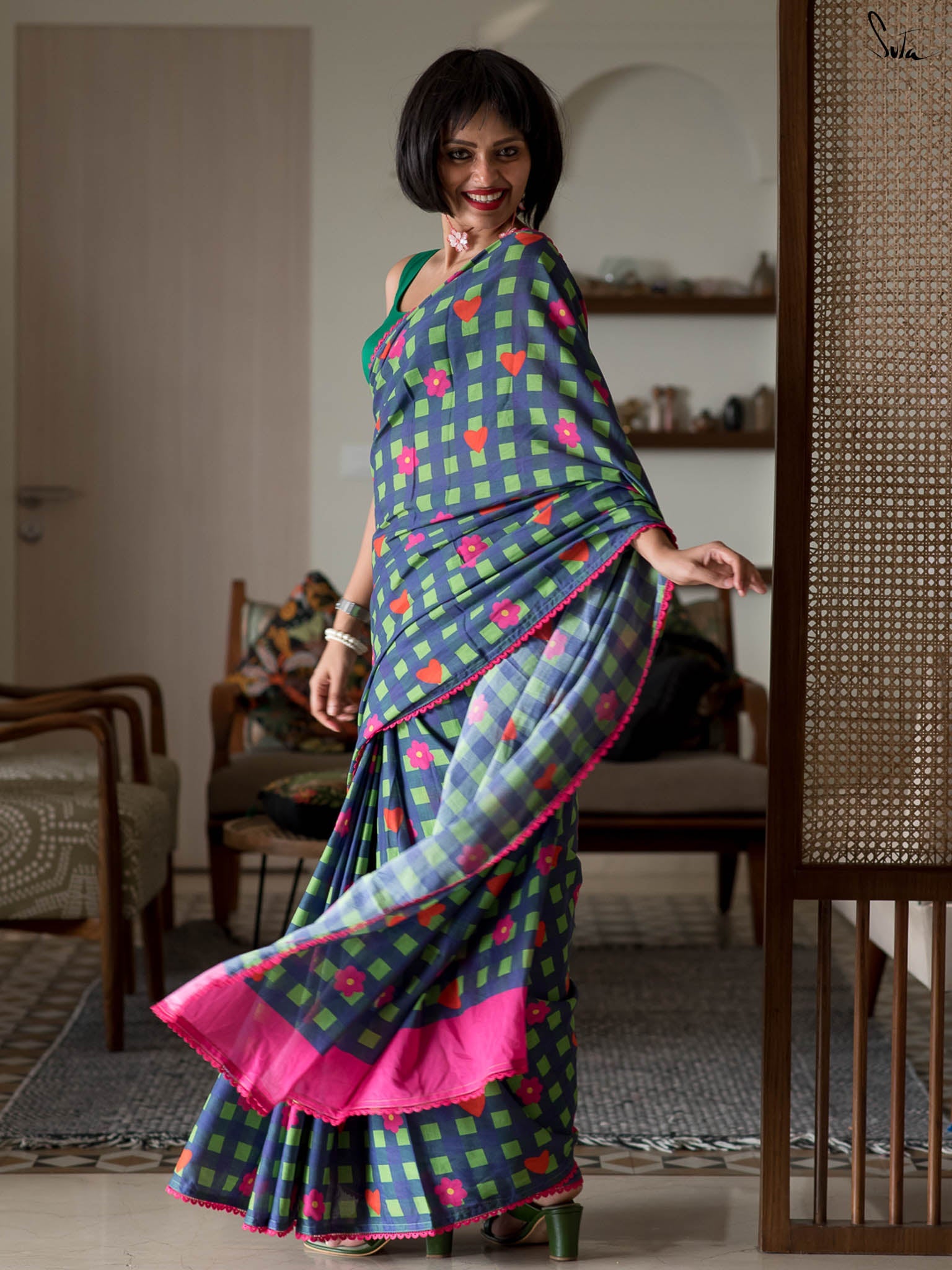 Forest for the Flowers Sarees