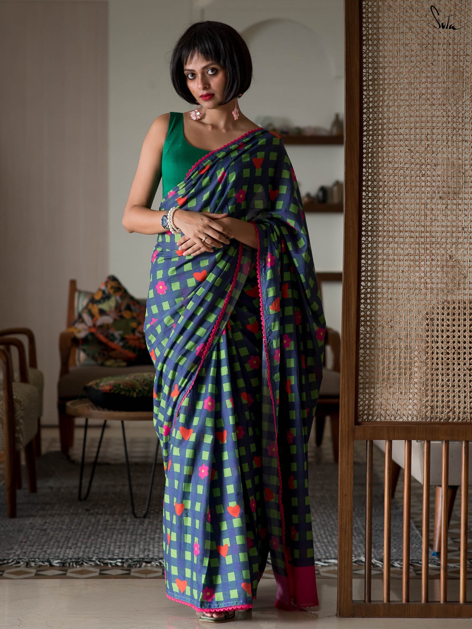 Forest for the Flowers Sarees