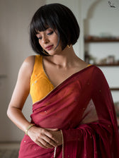 Ruby Trickle Saree