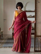 Ruby Trickle Saree