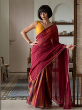 Ruby Trickle Saree