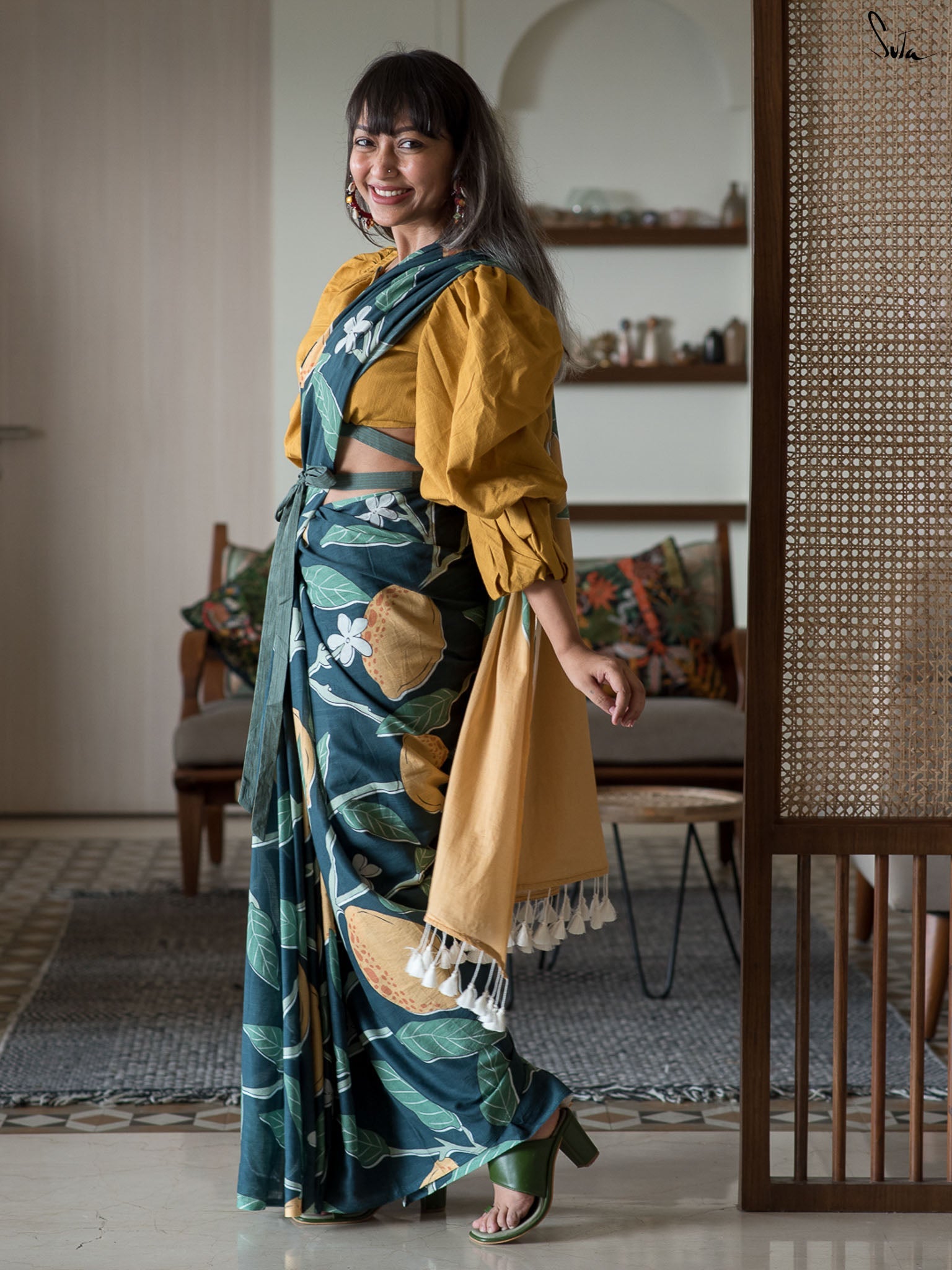 Life gives Lemons Saree