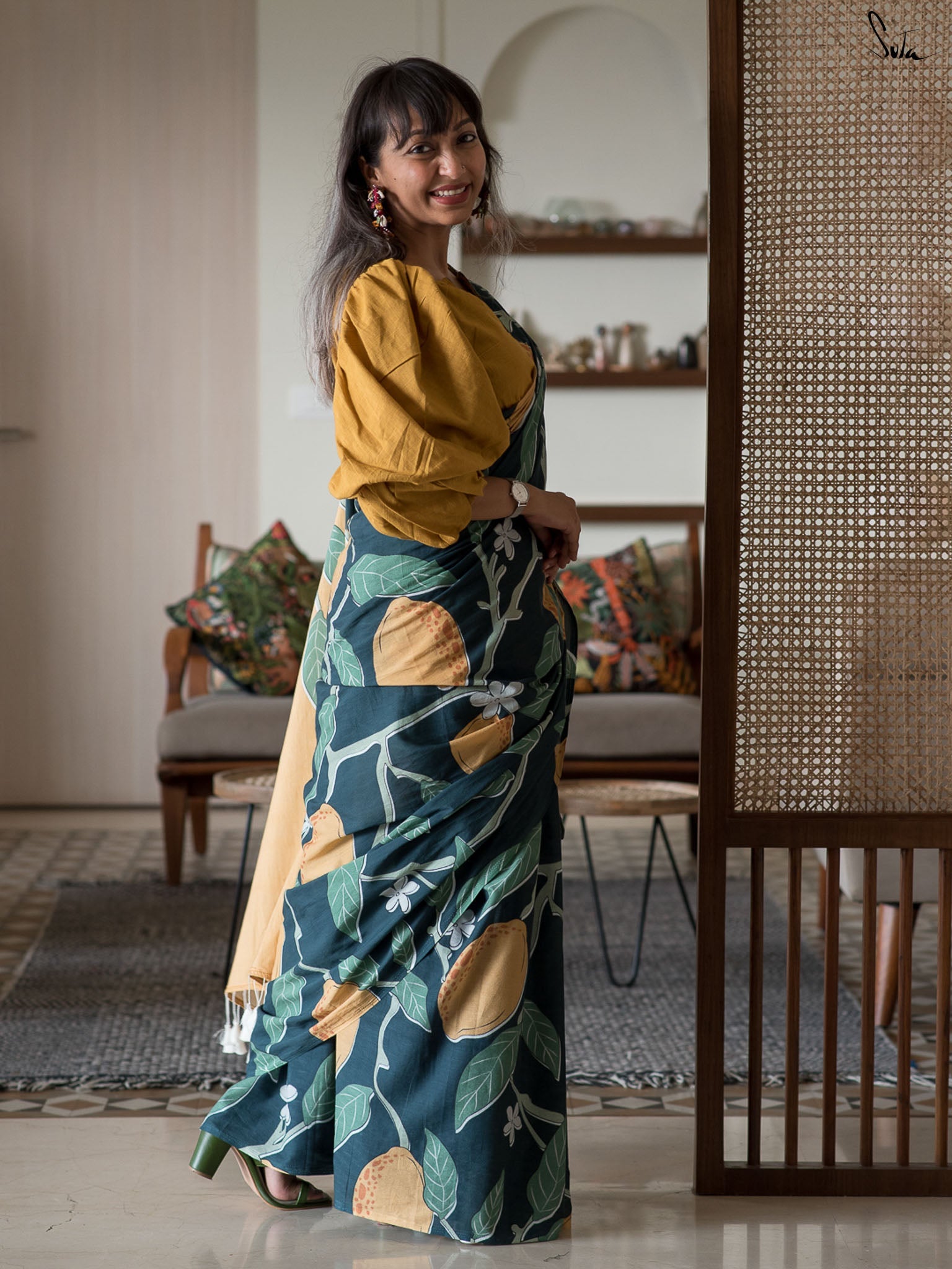 Life gives Lemons Saree