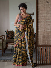 The Big Cat Saree