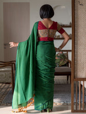 Green Queen Saree