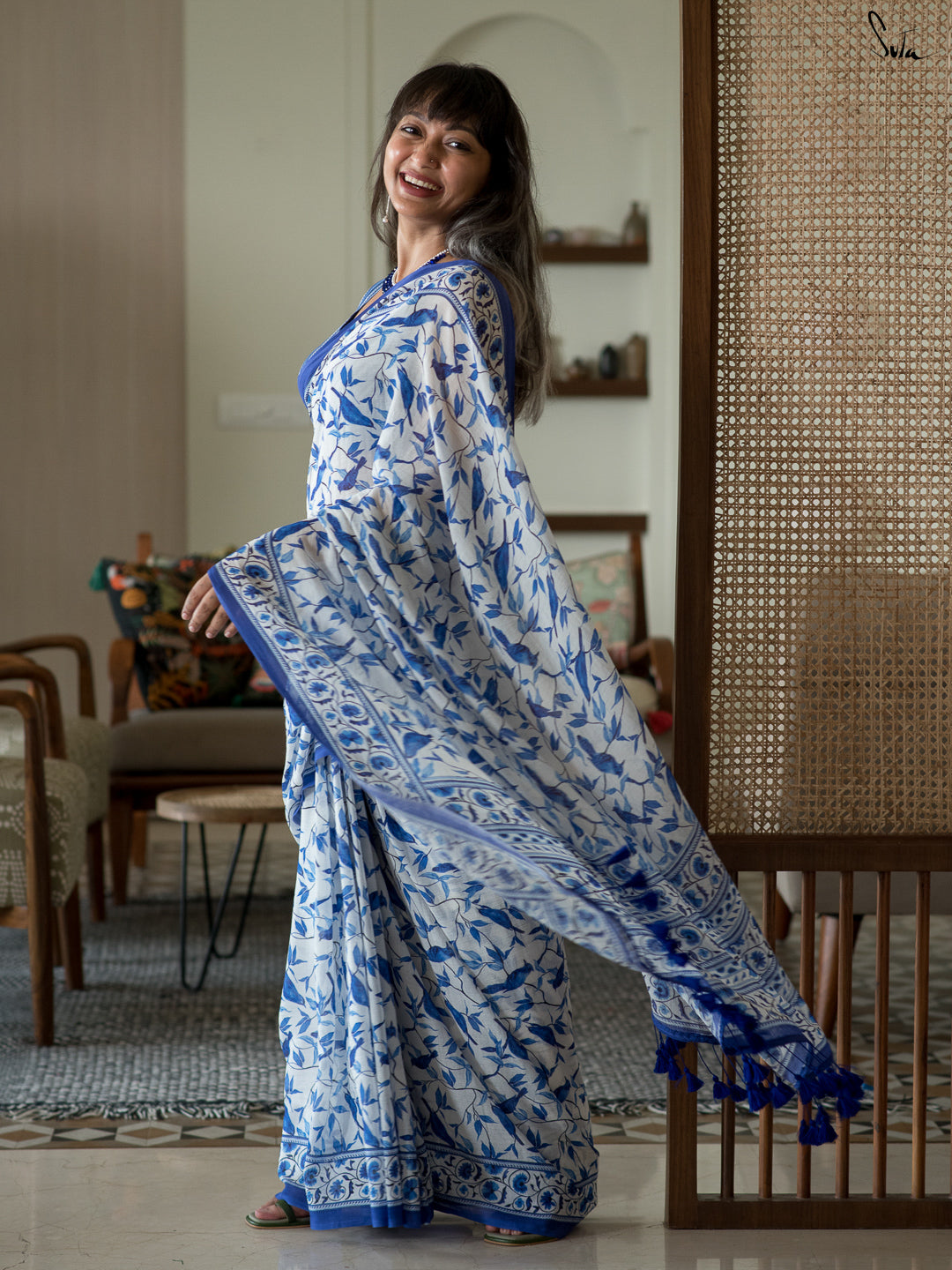 Songs of a Bird Saree