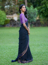 Stripe Border Mul Zari