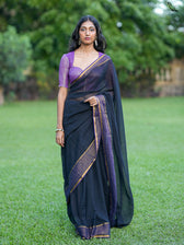 Stripe Border Mul Zari