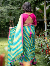 Suta Green Pure Cotton Saree