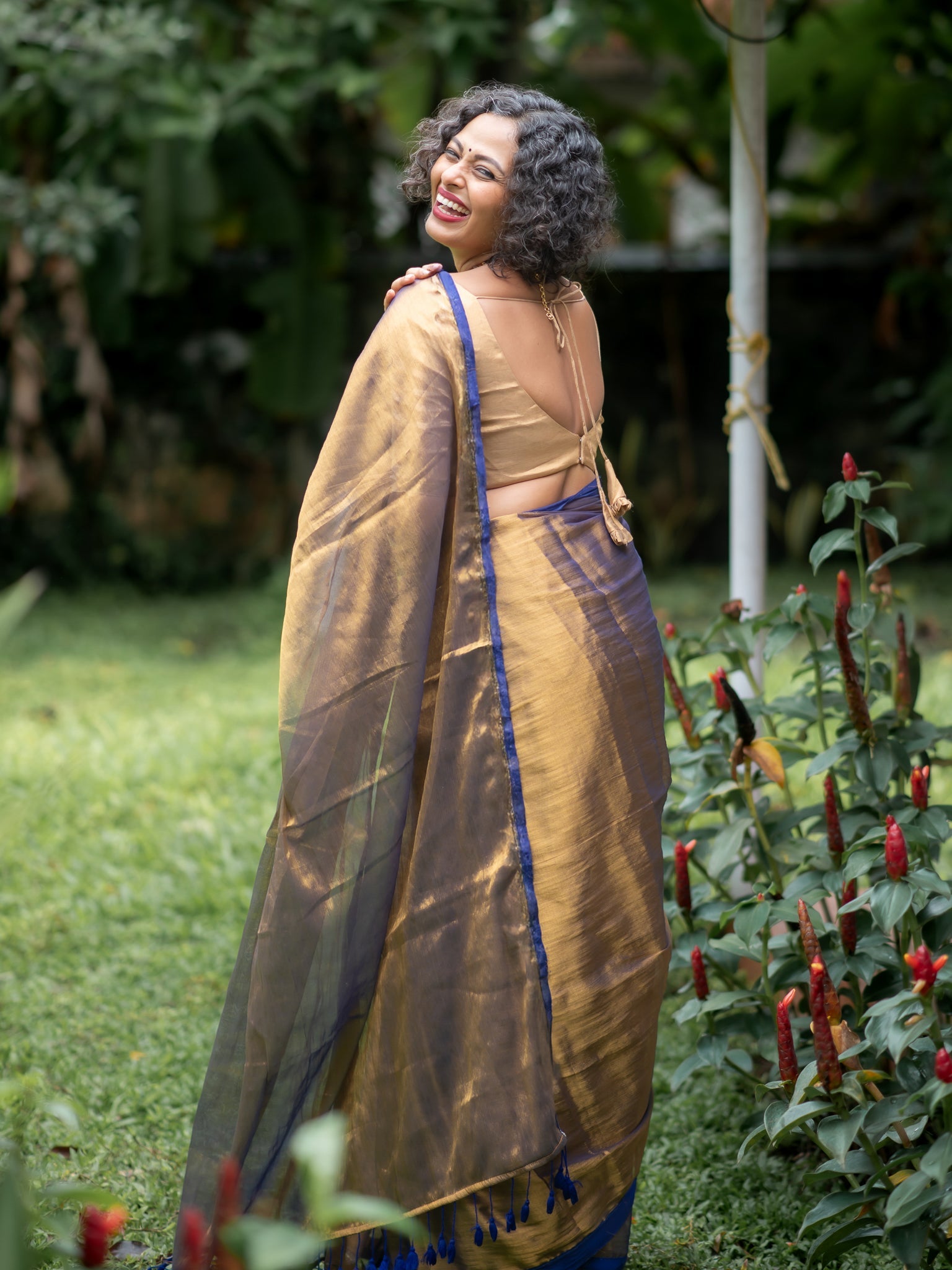 Suta Gold Tissue Saree