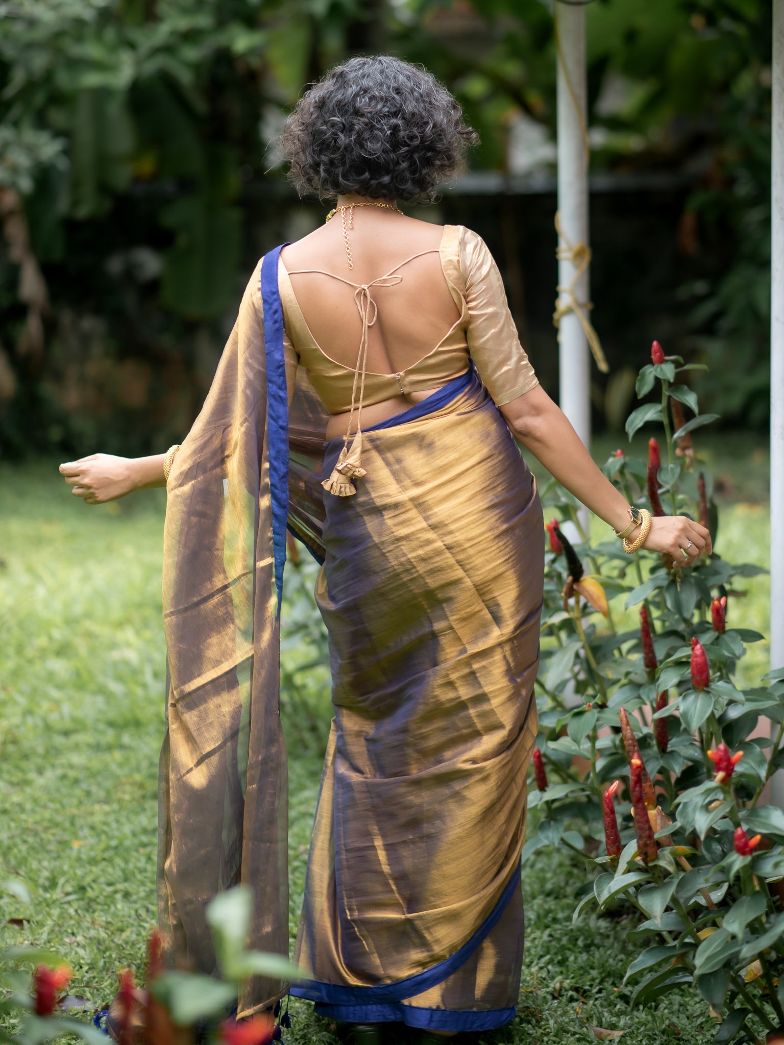 Suta Gold Tissue Saree