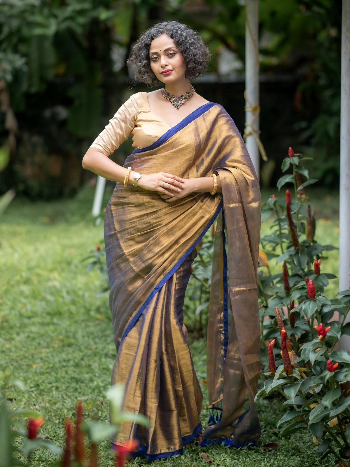 Suta Gold Tissue Saree