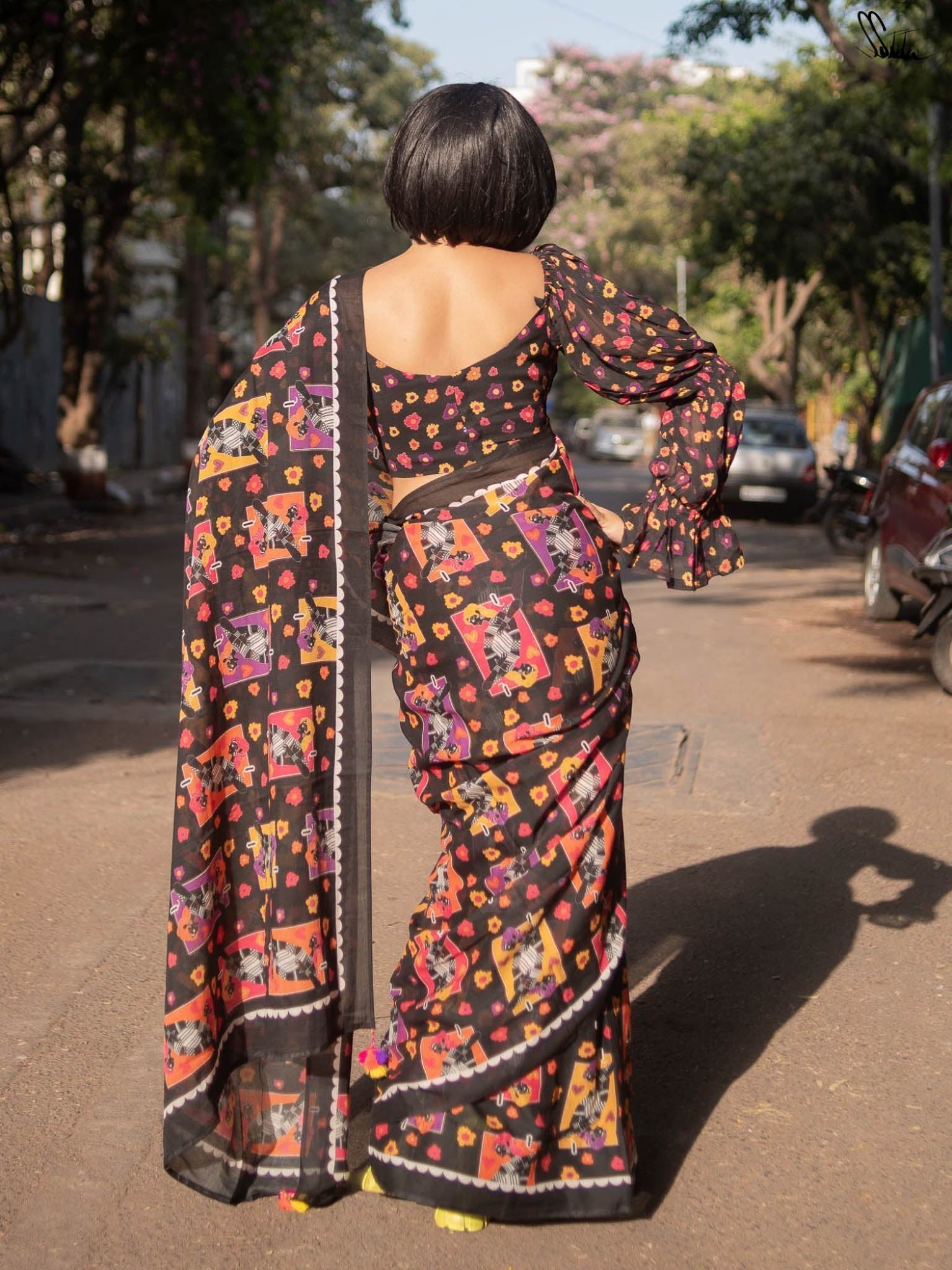 Suta Floral Saree