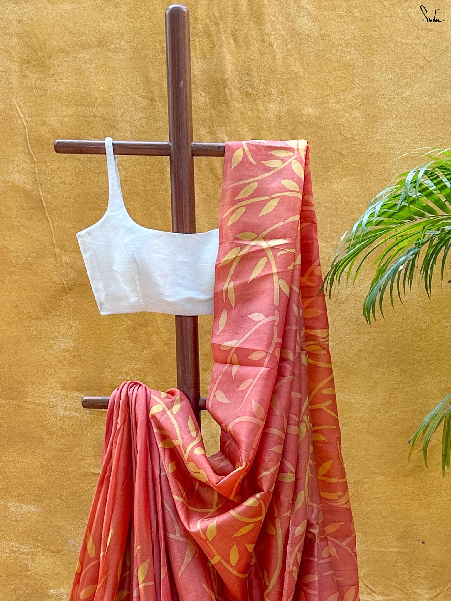 Shaam Meher (Pure Tussar Hand Painted Saree)