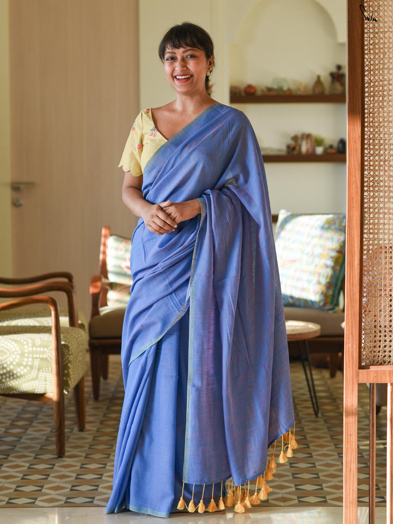 The Lake Of Blue Saree