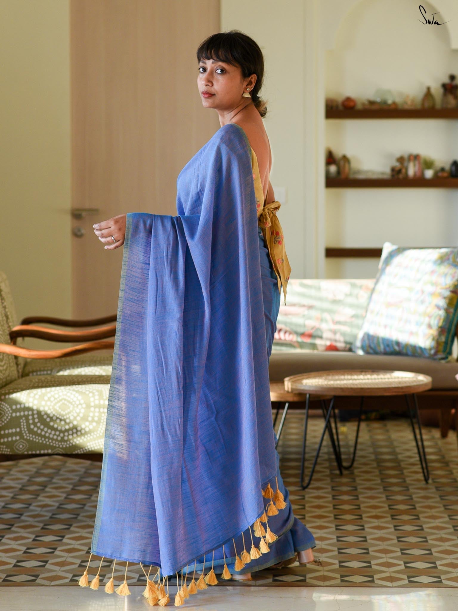 The Lake Of Blue Saree
