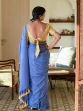 The Lake Of Blue Saree