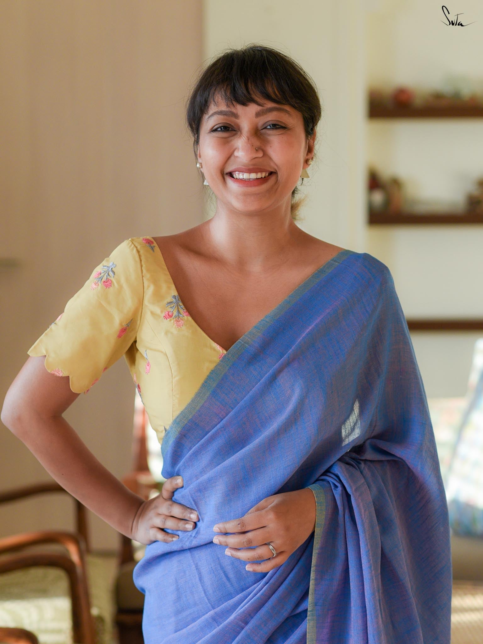 The Lake Of Blue Saree
