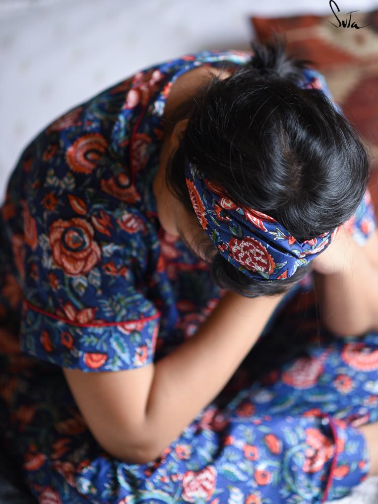 Antariksh Blooms (Hairband) - suta.in