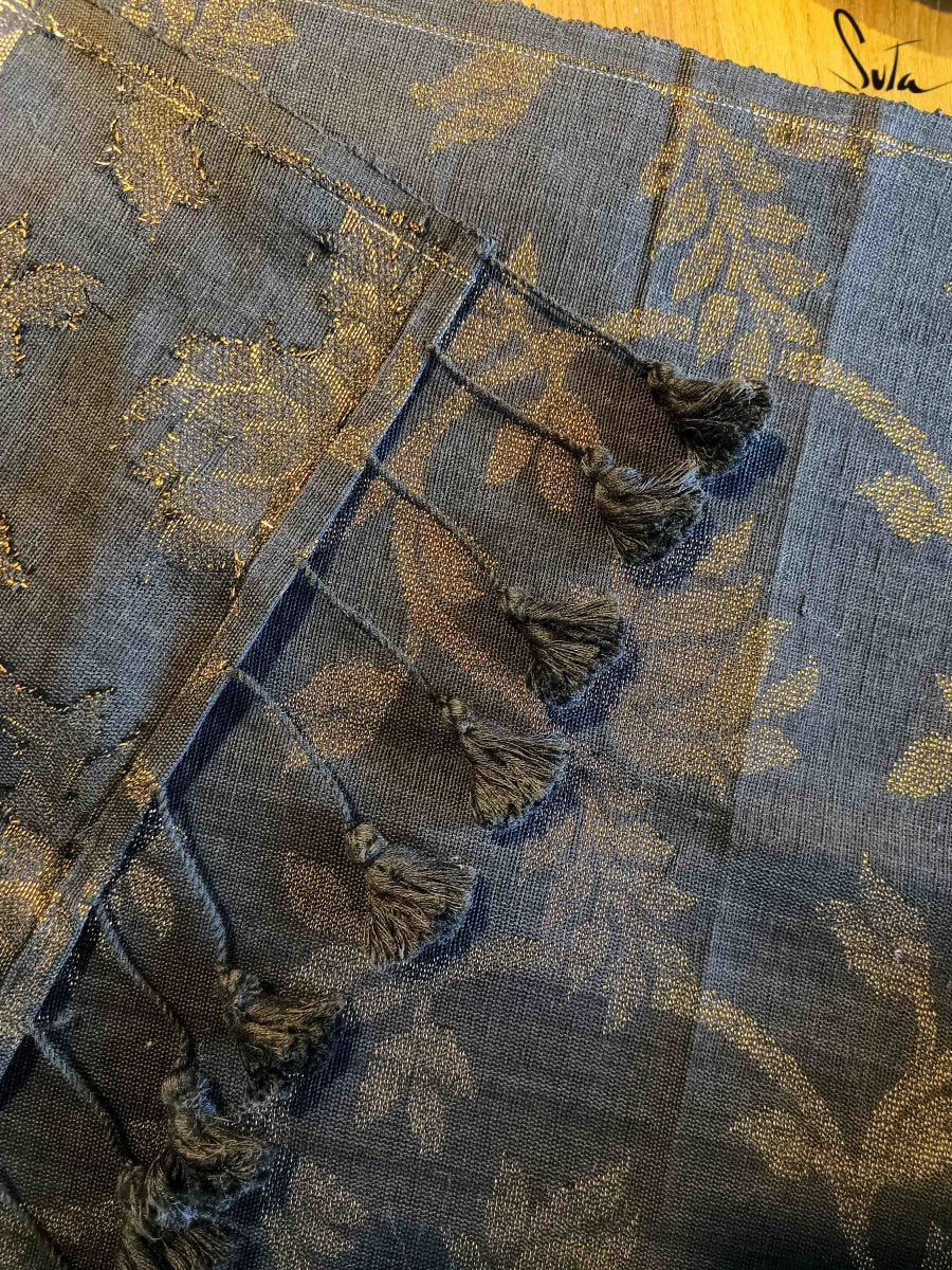 Black Sesame Pudding (Table Runner) - suta