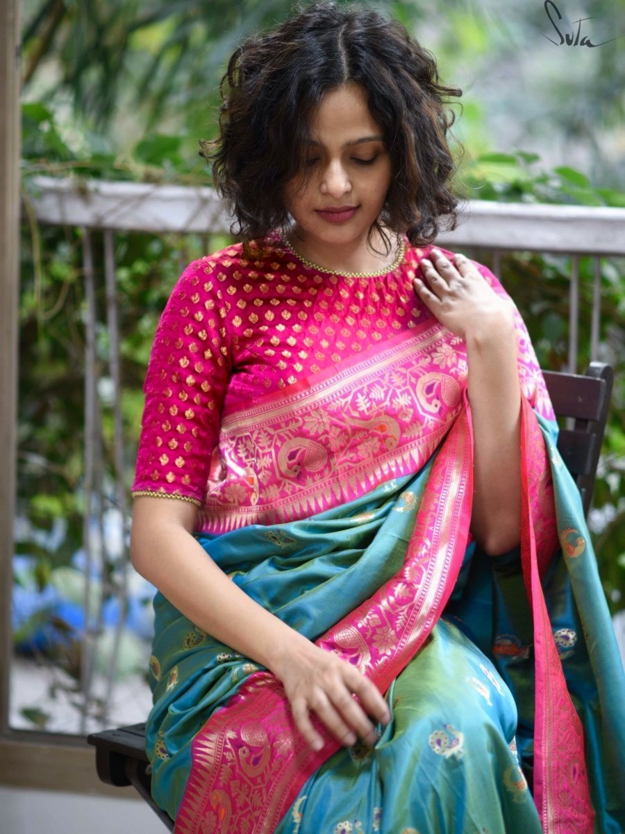 Blush Volcano (Blouse) - suta.in