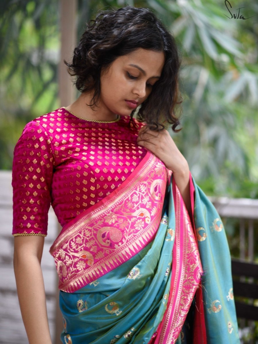 Blush Volcano (Blouse) - suta.in