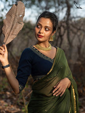 Deep blue Shona - suta
