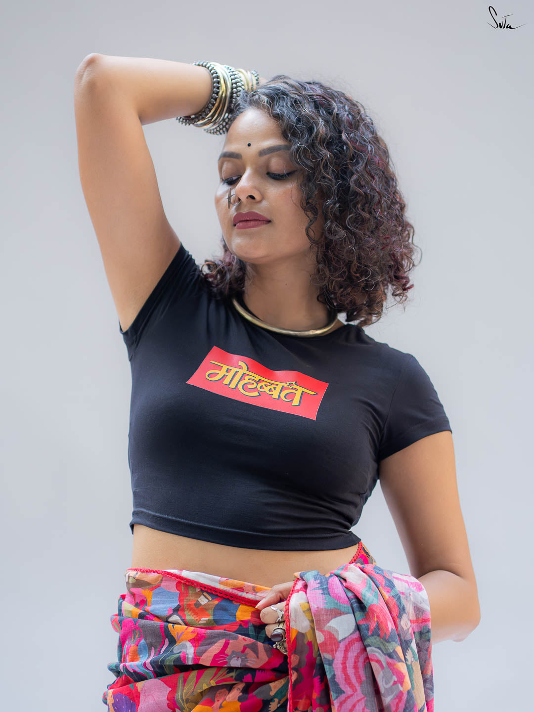Pride Mohabbat (Baby Tee Blouse)