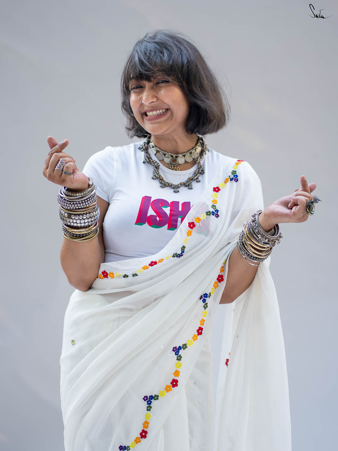 Pride Ishq (Baby Tee Blouse)