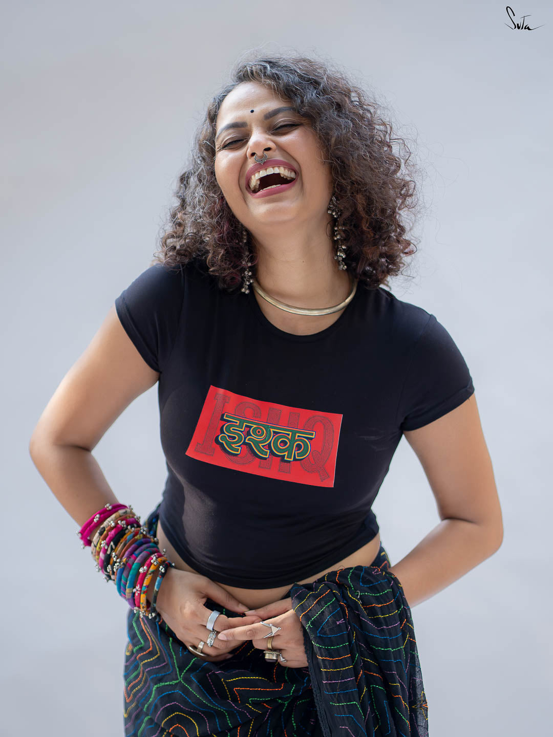 Ishq Ishq (Baby Tee Blouse)