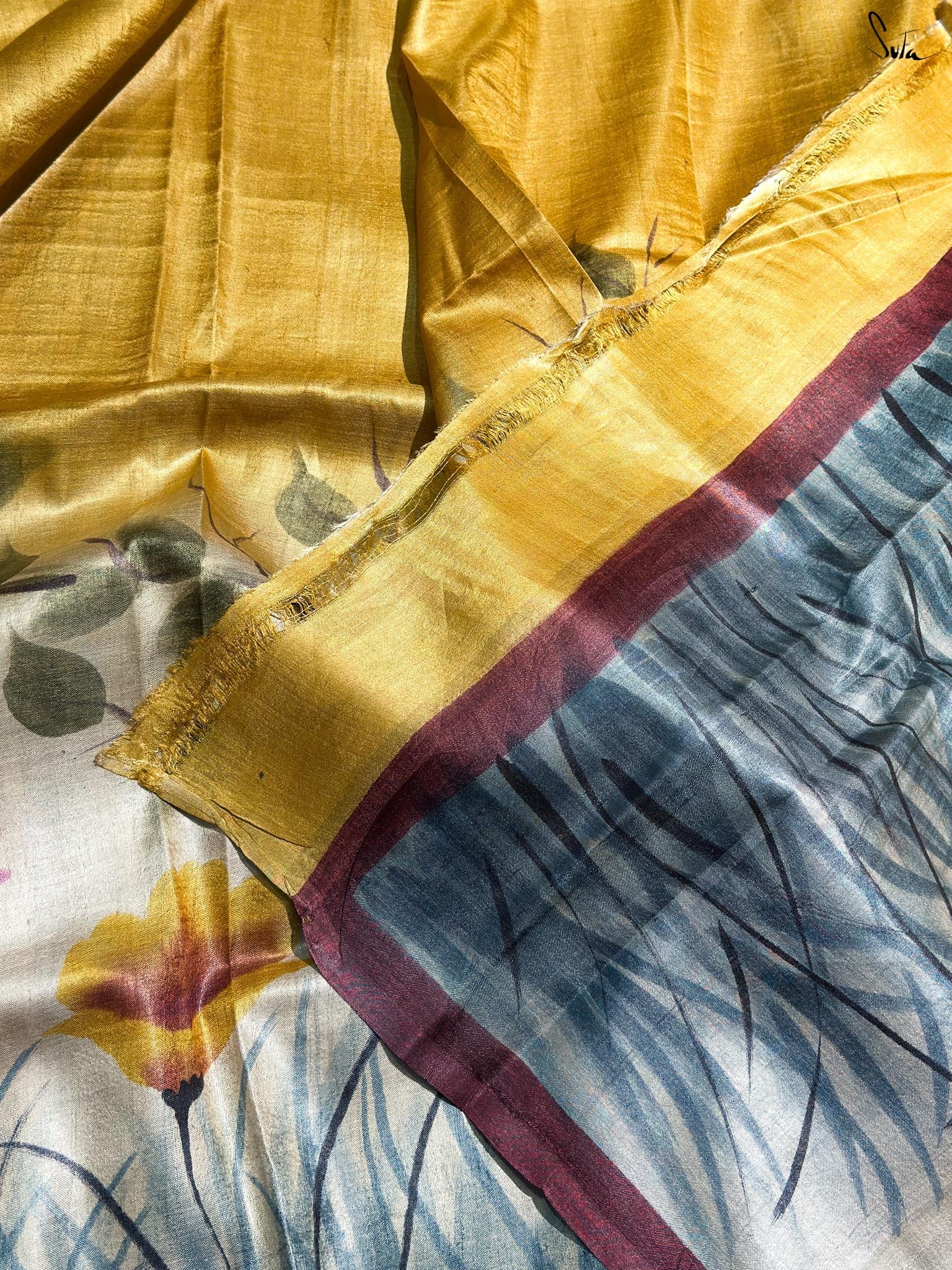 Rangon Ka Raag (Hand Painted Pure Silk Saree)