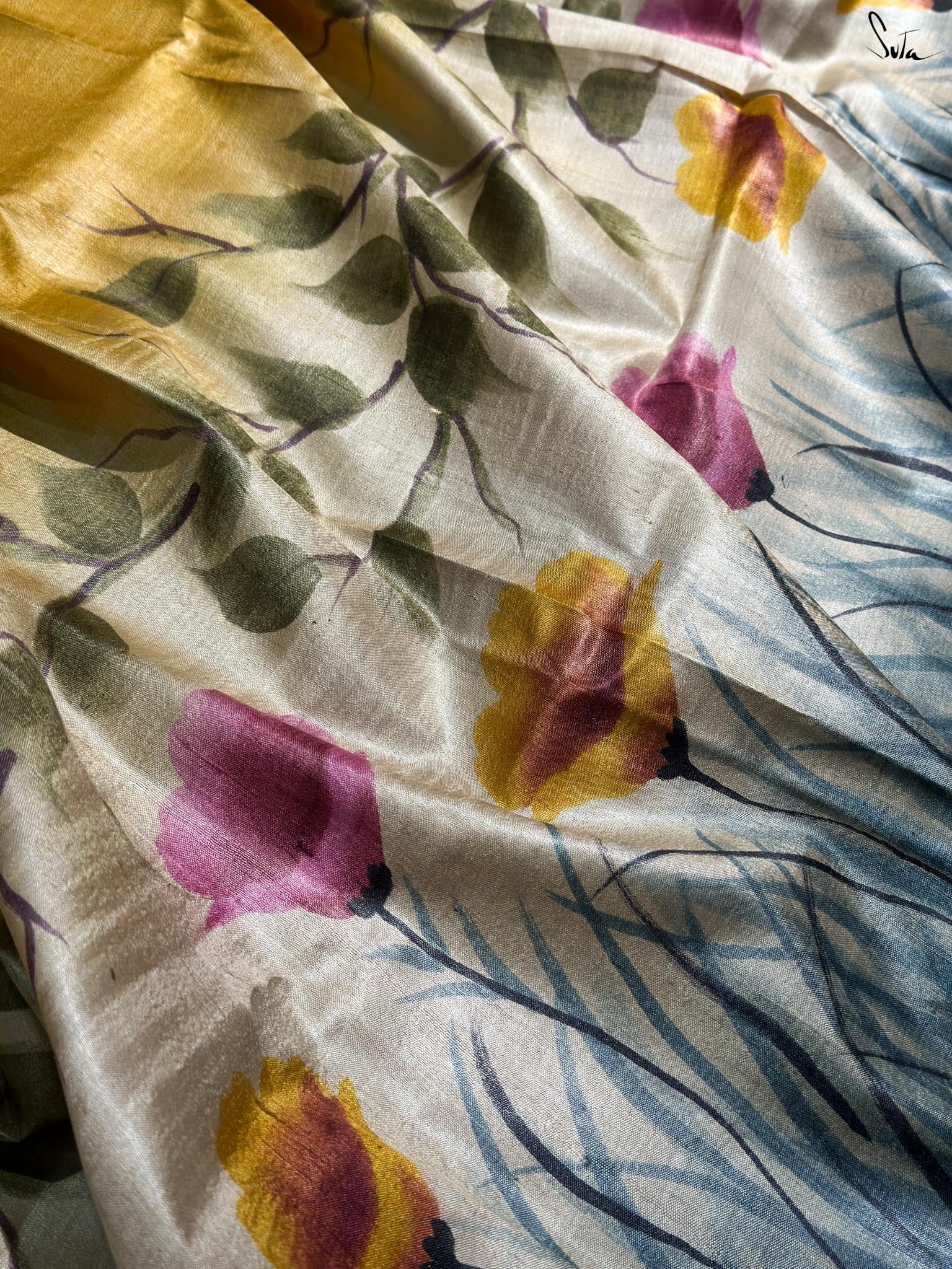 Rangon Ka Raag (Hand Painted Pure Silk Saree)