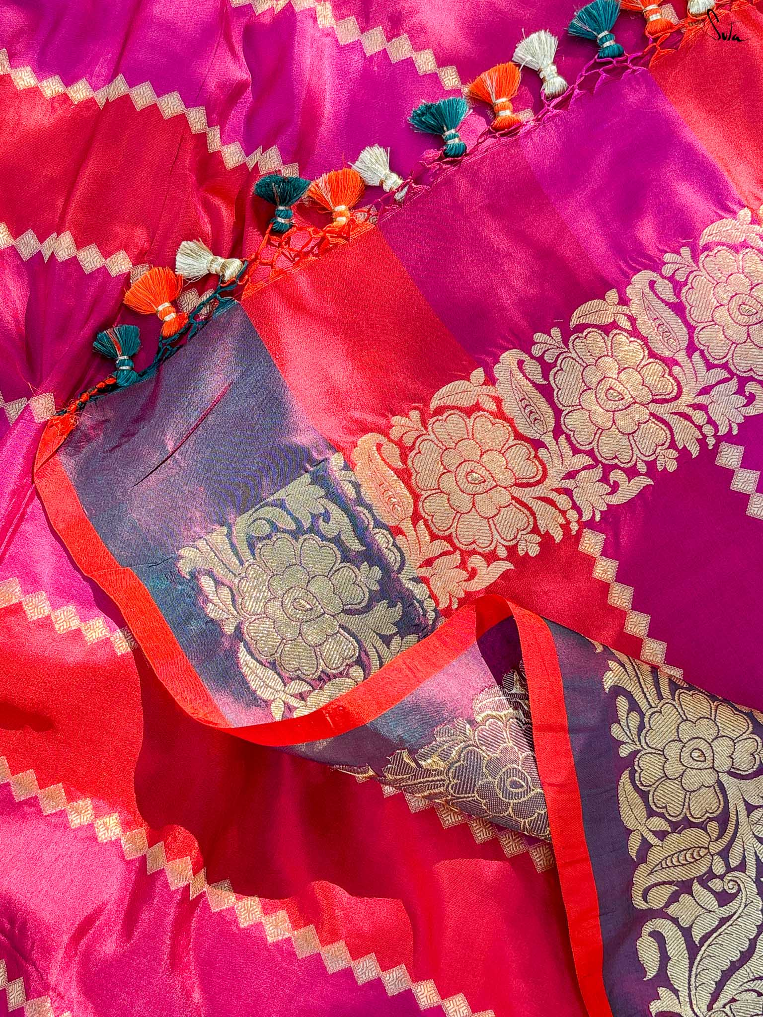 Shivala Pink Banarasi Saree
