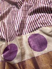 Rangrez Morni (Hand Painted Pure Silk Saree)