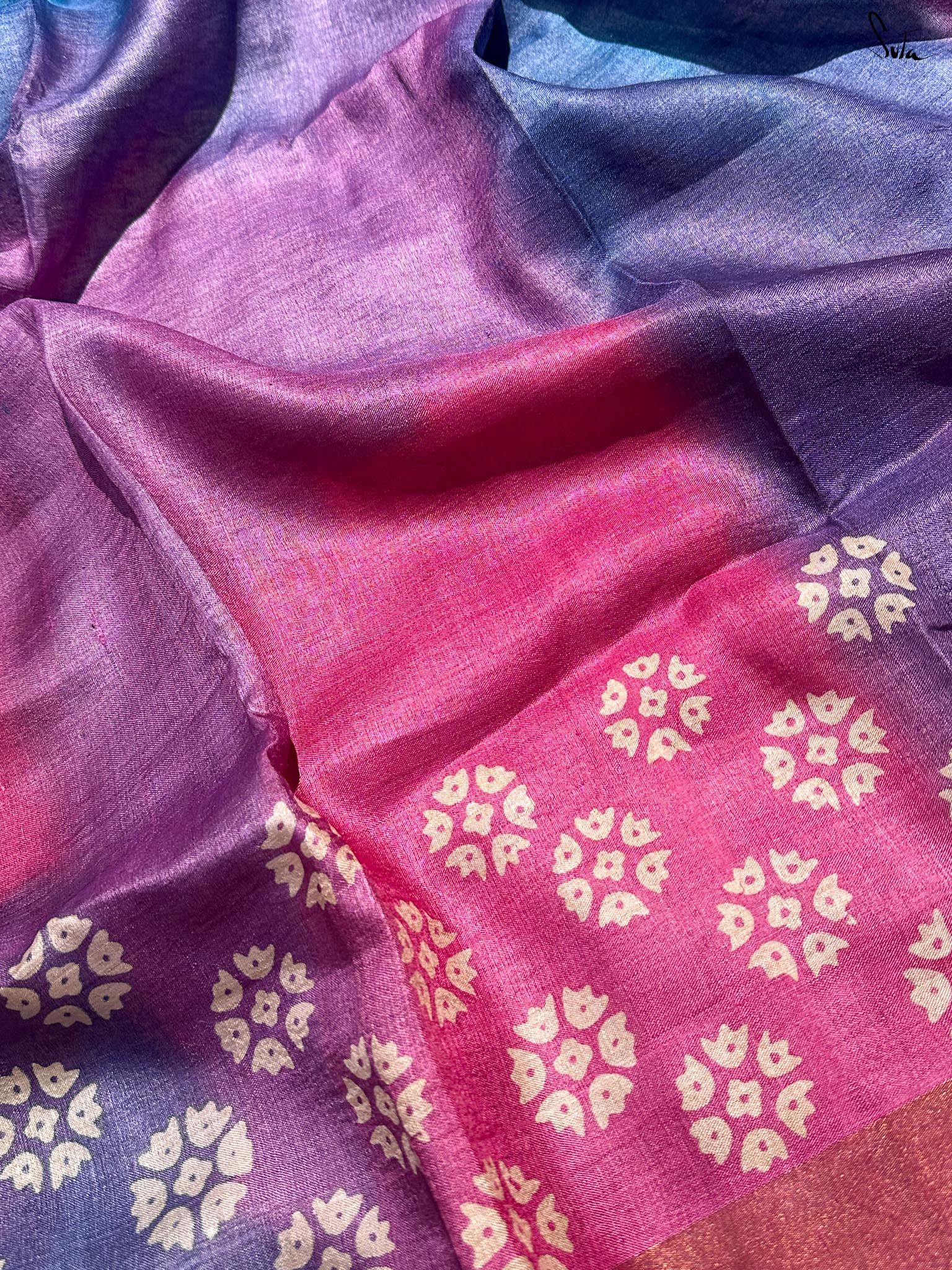 Koyal Aur Kalam (Hand Painted Pure Silk Saree)