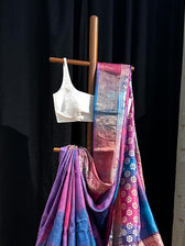 Koyal Aur Kalam (Hand Painted Pure Silk Saree)