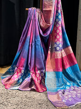 Koyal Aur Kalam (Hand Painted Pure Silk Saree)