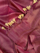Kaadambari Purple Kanjivaram Saree