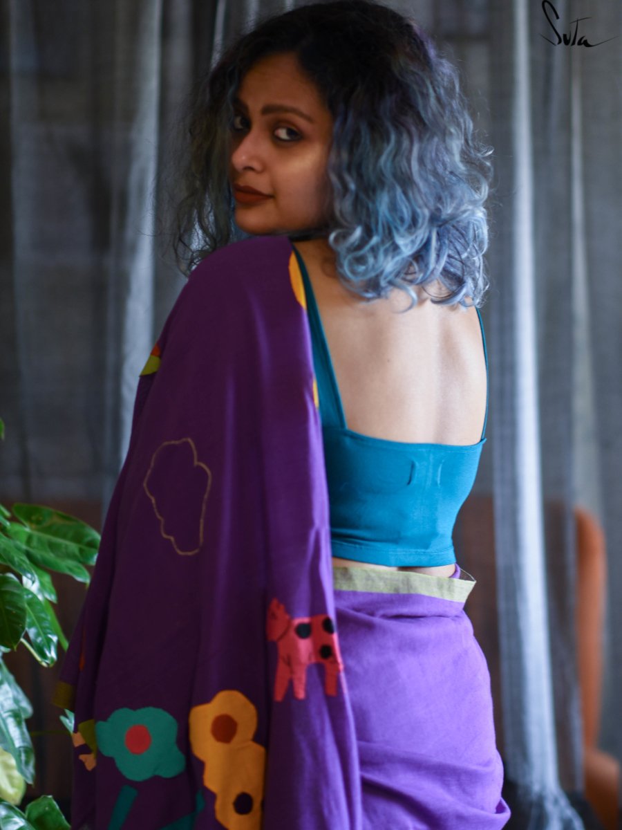 Ocean Teal Songs (Blouse) - suta.in