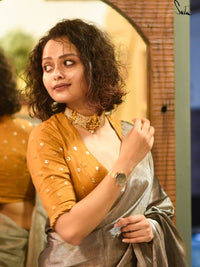 Ochre Stars (Blouse) - suta.in