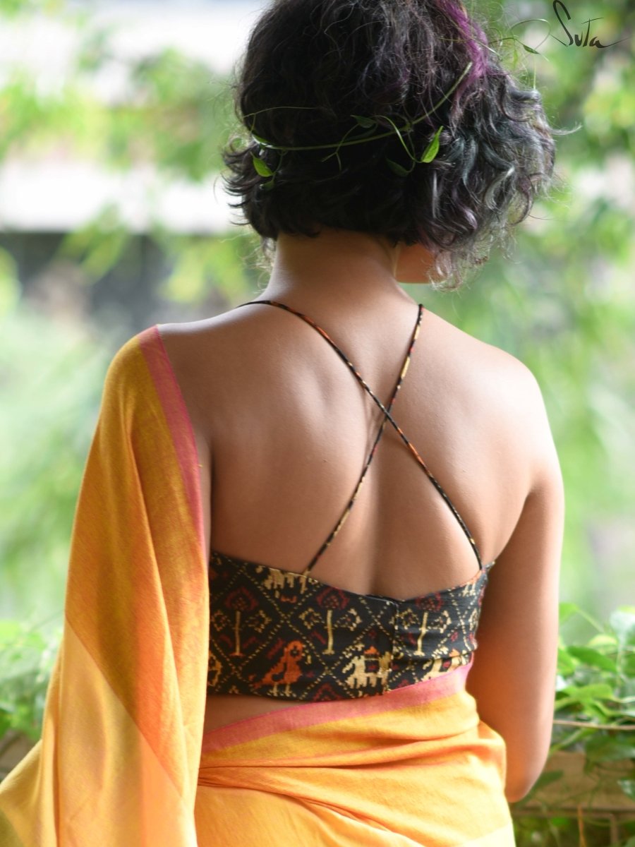 Raina- Elephants and birds (Blouse) - suta.in