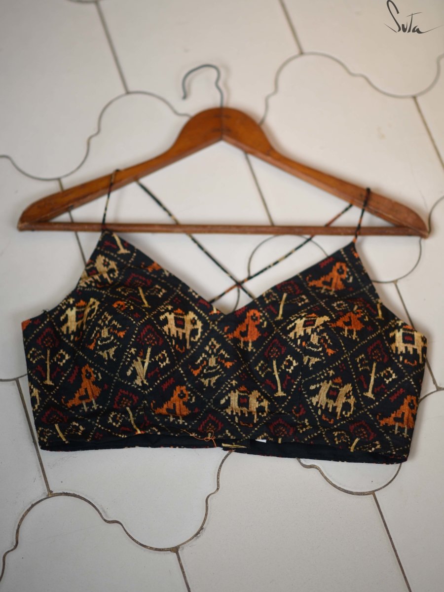 Raina- Elephants and birds (Blouse) - suta.in