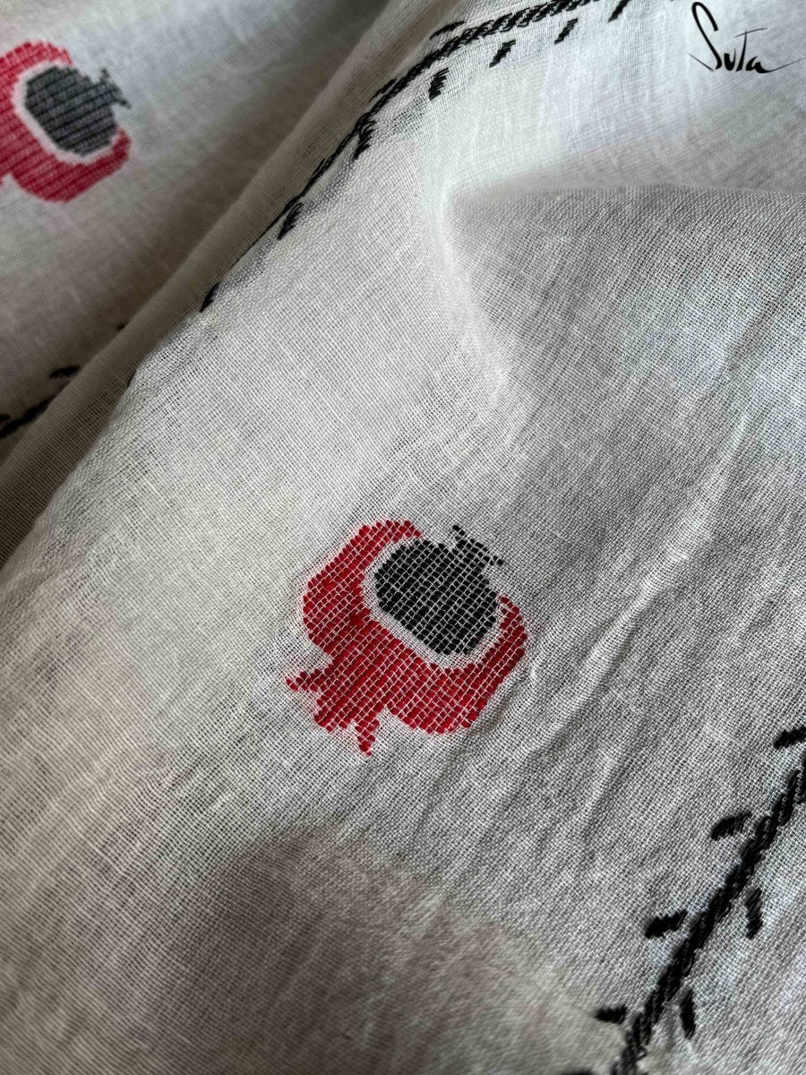 Safed Anaar (Fabric) - suta.in