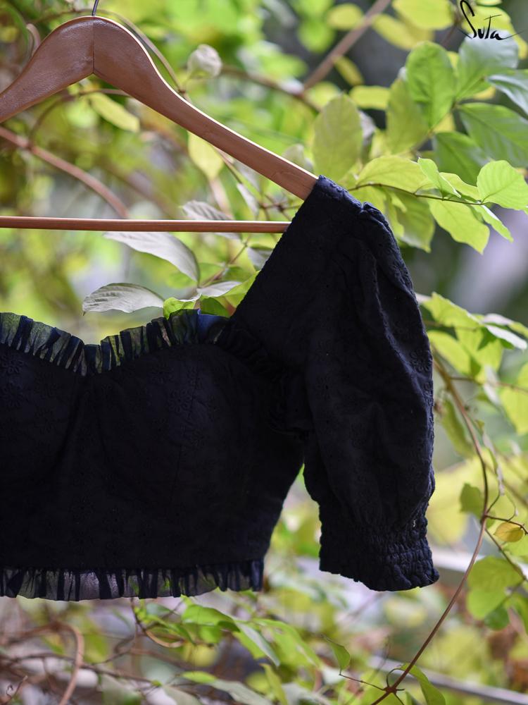Salted Dark Puff (Blouse) - suta.in