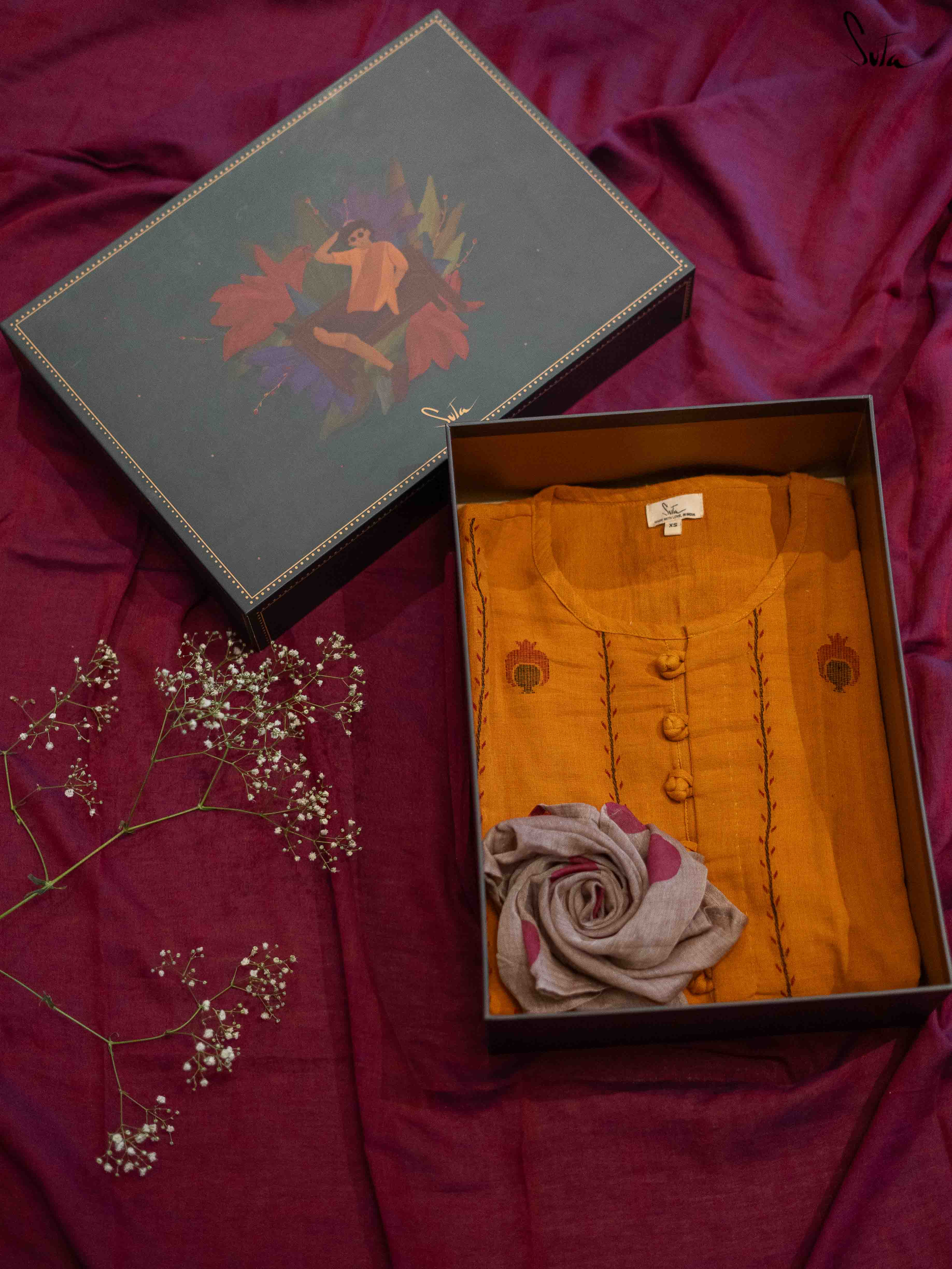 Suta Teal Gift box